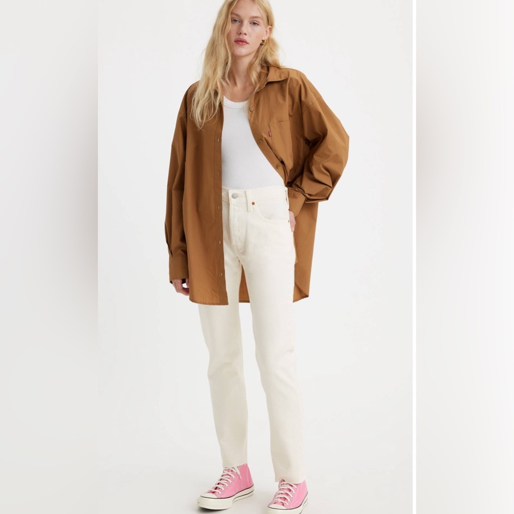 26x 30 Levi’s Premium 501 Original Fit Jeans - Yachet Time - White/Cream 26x30
